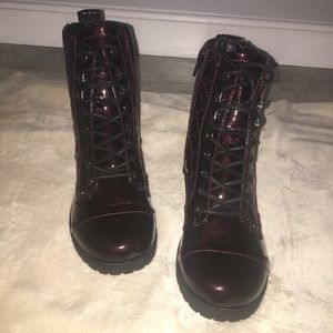 Dark Burgandy Boots